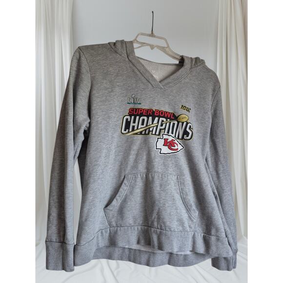 Fanactics KC Super Bowl Victory Women XL Hoodie Kangaroo pocket Warm Athleisure - Picture 5 of 9
